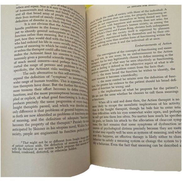 The Modes and Morals of Psychotherapy Paperback Perry London 1964 VGC - Picture 5 of 7